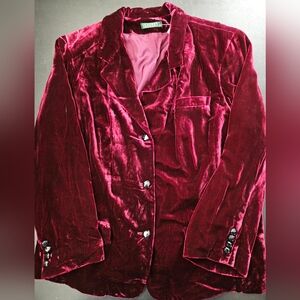 NWT - Velvet Lauren Ralph Lauren Burgundy Blazer - Size 18?